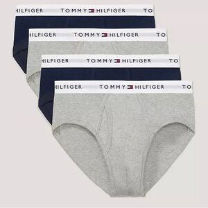 Tommy Hilfiger men’s Cotton Classics Brief underwear 4-Pack Size Large